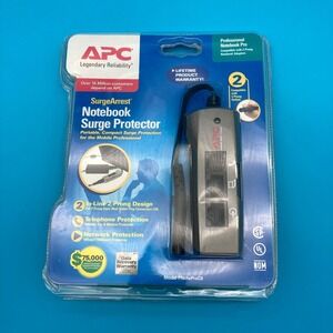 APC SurgeArrest Notebook Surge Protector PNoteProC8 Portable 2-Prong C8 New